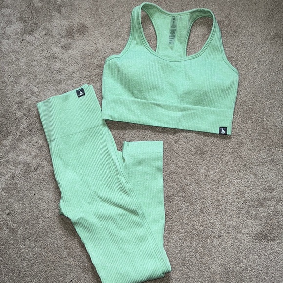 Ryderwear Other - Bundle Rib Seamless Sports Bra & Rib Seamless leggings